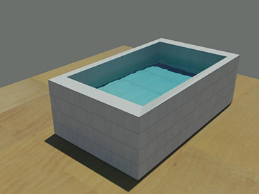 3D piscine