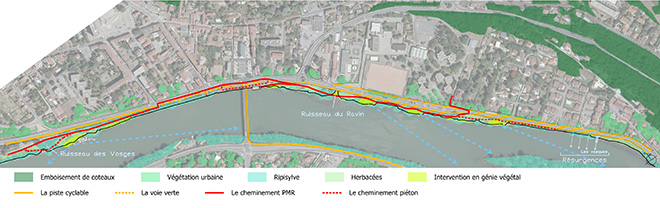 Schéma Fontaines environnement et déplacements