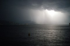 Orage sur le lac Léman - 08/2011